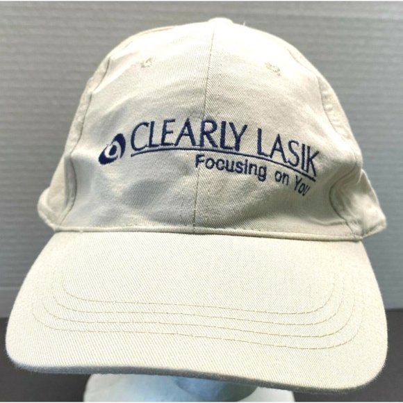 Clearly Lasik Strapback Golf Cap Hat Adjustable Eye Care Optometrist - Picture 9 of 9